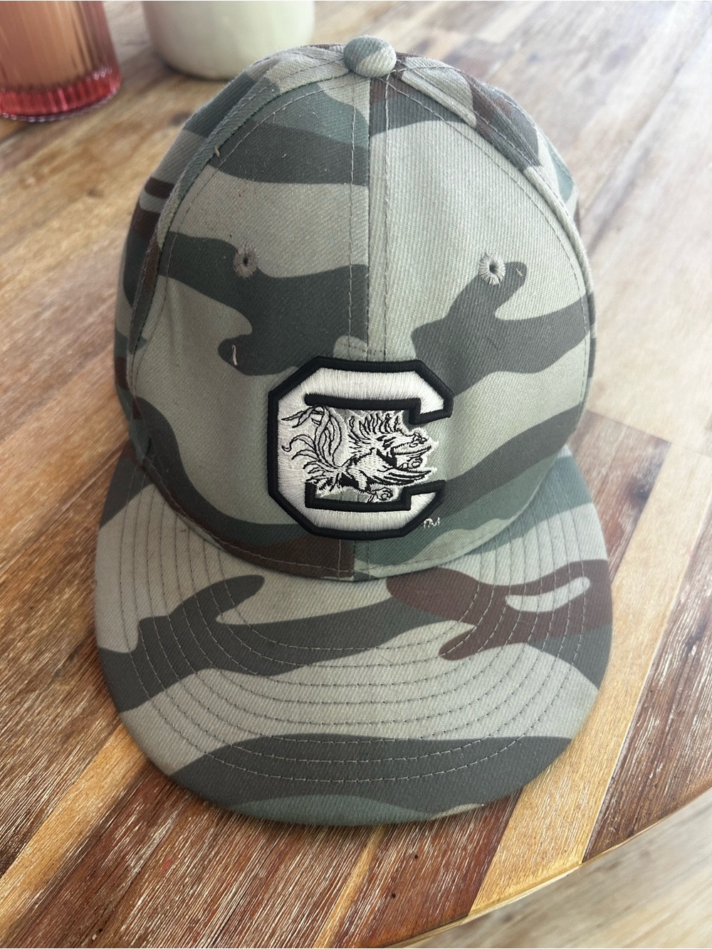 New Era 59FIFTY South Carolina Gamecocks Camo Fitted Hat - Size 7 3/8